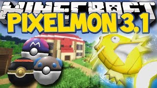 Minecraft Pixelmon 31 SHINY Pixelmon Statues Double Battles HD Pokeballs  More 172 [upl. by Gibeon]