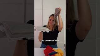 COMO DOBRAR E ORGANIZAR BLUSAS DE MANGA CURTA👚 [upl. by Lauren731]