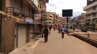 Kampala City Walk Deserted And Closed Kikuubo Lane Shops Downtown [upl. by Ttennaj]