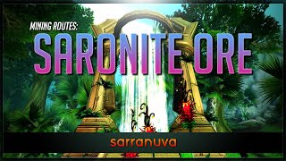 Saronite Ore How To Farm  World of Warcraft WOTLK Mining Route  Relic Of The Past [upl. by Maxfield653]