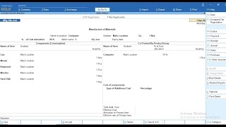 Tally Add On  Hide Amount in Stock and Manufacturing Journal Voucher Entry in TallyPrime software [upl. by Alguire687]