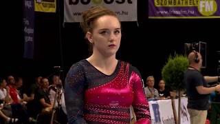 20170910ハンガリー国際 女子ゆか Amy Tinkler [upl. by Worthy]