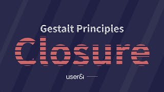 Gestalt Principles of Design Closure  UXUI Design  Figma [upl. by Haneekas]