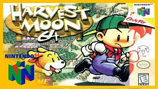 Harvest Moon 64 1999 Nintendo 64 Gameplay  No Commentary [upl. by Eahcim]