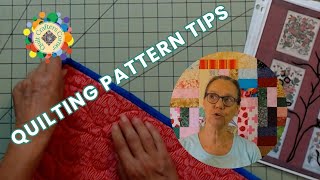 Quilting Pattern Tips [upl. by Estella]