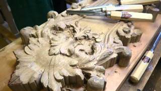 Cursus HOUTSNIJDEN 20122013  WOODCARVING CLASSES  Ornamental Woodcarving [upl. by Bautram279]