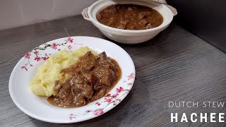 How To Make Hachee  Dutch Beef Stew [upl. by Viole]