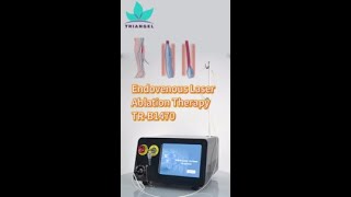 Endovenous 1470 nm laser treatment of the saphenous vein TRIANGEL TRB1470 [upl. by Detta]