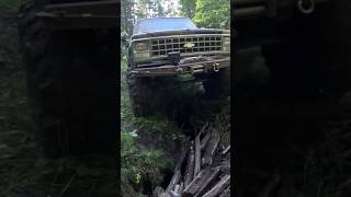 When in Doubt Throttle Out chevy 4x4 offroad [upl. by Ahsiral]