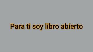 Libro Abierto Paquita La Del Barrio Con Banda Karaoke [upl. by Odilo]