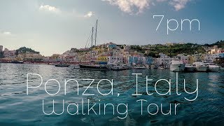 Ponza Italy Evening Walk  4K [upl. by Amati633]