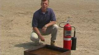 CO2  How to use a fire extinguisher training [upl. by Avevoneg210]