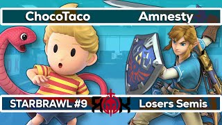 ChocoTaco Lucas vs Amnesty Link  STARBRAWL 9 Smash Ultimate  Losers Semis [upl. by Aminta]