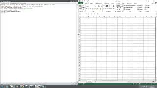 1  Python and Excel using win32com  Hello World [upl. by Haran820]