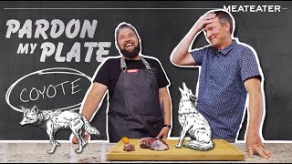 Janis Putelis and Spencer Neuharth Eat Coyote  S1E3  Pardon My Plate [upl. by Enitsenrae]