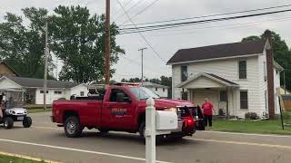 Dellroy Volunteer Fire Department Brush 2201 In The 2023 East Sparta Homecoming Parade [upl. by Areik]