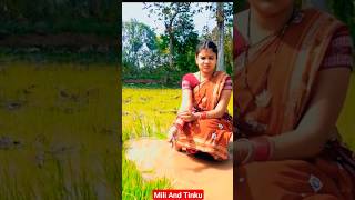 TINKU TINGALU AND MILI SAMBALPURI COMEDY shorts [upl. by Ylenaj]