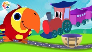 Medios de Transporte con VocabuLarryo y Mucho Más  BabyFirst Español [upl. by Eberta]