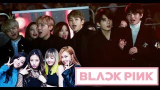 BTS Dancing and Singing to BLACKPINK Songs [upl. by Diskson]