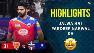 Pro Kabaddi League 9 Highlights M83  Dabang Delhi Vs UP Yoddhas  Pardeep Narwal on fire [upl. by Jeavons694]