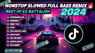 🔥NEW  NONSTOP BEST OF EX BATTALION V2 SLOWED  FULL BASS REMIX  DJ YUZKIE REMIX [upl. by Neggem]