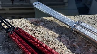 Two BALISONG Clones Quick Review [upl. by Nissie]