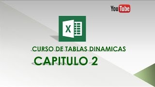 Tablas Dinámicas Capitulo 2  Hacer una Tabla dinámica [upl. by Yeslah230]