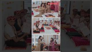 Kankotri Lekhan🩵 wedding lagan weddingceremony ladaki kankotri shorts trending viralshort [upl. by Anelrahs]