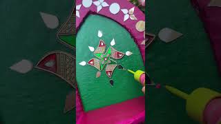 🪔✨Diwali home decoration jharokha design shorts shortvideo diwali design mirror jharokha [upl. by Eetnom]