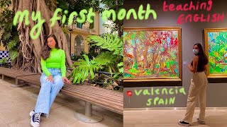 a month in the life of a English Language Assistant in Spain Valencia 🍊 housing money amp experience [upl. by Amoritta71]