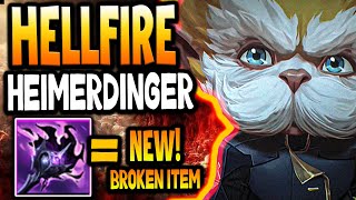 BLACKFIRE TORCH MAKES HEIMERDINGER A GOD TIER CHAMPION NOW TURRETS HAVE 3 BURNS [upl. by Weisberg]