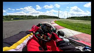 KZ2 onboard тренировка Картодром Лидер [upl. by Tnecnev]