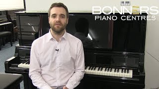 Yamaha Upright Pianos Overview of the model range 2018 [upl. by Suivat956]