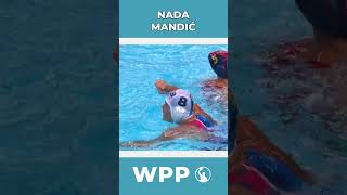 Two goals by Nada Mandic Womens Water Polo shorts waterpolo vaterpolo sport pallanuoto goals [upl. by Verger]