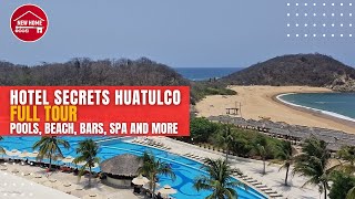 SECRETS HUATULCO HOTEL FULL TOUR [upl. by Nahtal]