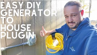 Easy DIY Generator to House Plugin [upl. by Enivid]