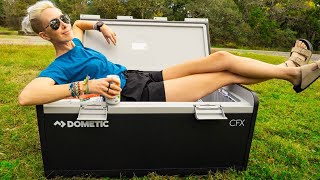 No More Ice Dometic CFX3 100 Powered Cooler Review [upl. by Wager]