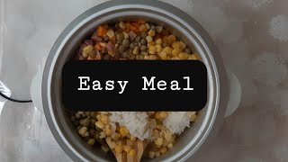 How to cook one pot meal instantly  Easy rice cooker recipe  Easy Meal Pinoy [upl. by Batsheva]