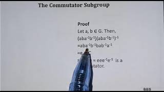 82 MTH633GroupTheory Topic 138139 Example on Center Subgroup  Commutator Subgroup [upl. by Acinod171]