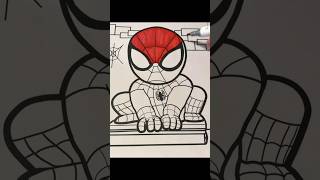 Spiderman spiderman paintmarkers coloring fyp [upl. by Alton]