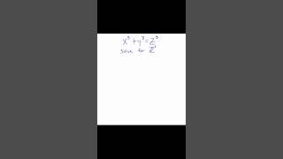 A Special Diophantine Equation diophantineequations maths [upl. by Giefer48]