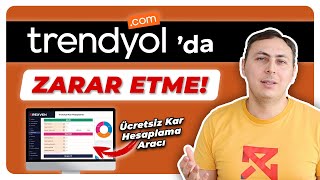 Trendyolda Nasıl Kar Hesaplanır  EXCEL İLE UĞRAŞMA  Ücretsiz Trendyol Kar Hesaplama Aracı [upl. by Sidell]