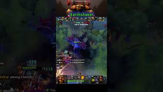 2 Level In 7 Seconds Earthshaker Likes this Very Much dota2 dota2highlights rampage [upl. by Nauwaj]