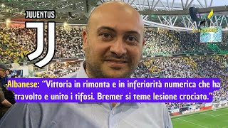 Giovanni Albanese quotVittoria memorabile che unisce i tifosi Si teme lesione crociato per Bremerquot [upl. by Claudelle47]