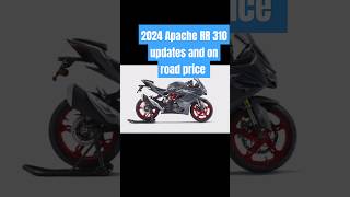 Apache RR 310 2024 updates and on road price bikelover apacherr newbike [upl. by Chicky]