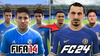 Jag återbyggde Chelsea från FIFA 14 till FC24 [upl. by Tsugua]