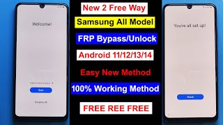 quotFree 2 Method 2024quot Samsung FRP Bypass Android 11121314  Gmail Lock Remove Samsung All Devices [upl. by Anaiuq436]