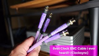 Tubulus Concentus Clock BNC Cable Denafrips Arce Clocksync with Terminator Plus OCXOs [upl. by Karole]