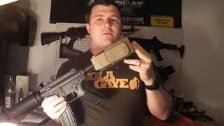 BLACKHAWK retractable stock M4 mag pouch  Review [upl. by Jerz]