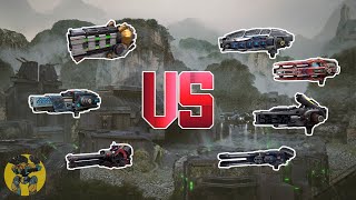 Medium Weapon F2P Comparison  War Robots [upl. by Rehctaht131]